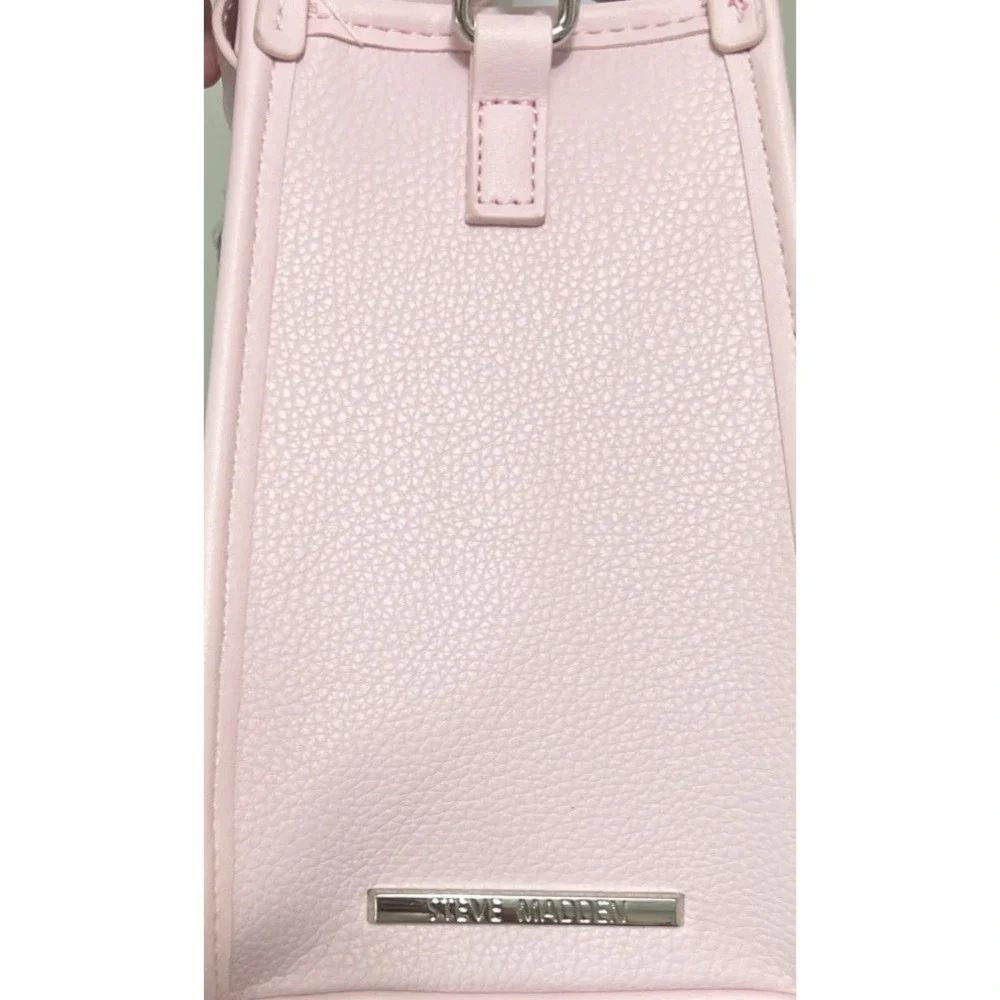 New $98 Steve Madden Bwebber Satchel Crossbody‎ Bag Women's Chalk Pink DT627015